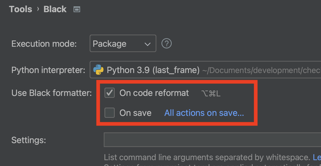 PyCharm 2023.2から追加されたBlackによるコード成形
