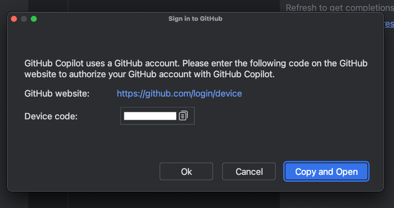 GitHub CopilotをPyCharmで使用するまでの手順